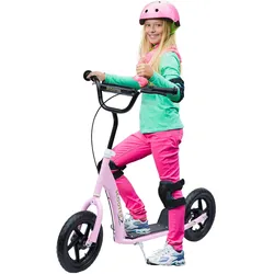 HOMCOM Kinderscooter Stahl, PVA, EVA