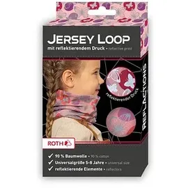 ROTH Kinder-Jersey-Schlauchschal ReflActions Jersey-Loop Schmetterling