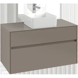 Villeroy & Boch Collaro Waschtischunterschrank C03800AA 100x54,8x50cm, Waschtisch mittig, White oak