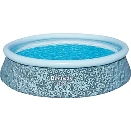 BESTWAY Fast Set 457 x 107 cm inkl. Filterpumpe, Sicherheitsleiter und Reparaturflicken