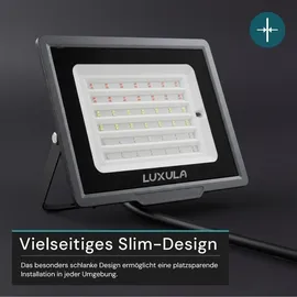 LUXULA Außenstrahler Aluminium 50 W IP65 mit Fernbedienung schwarz