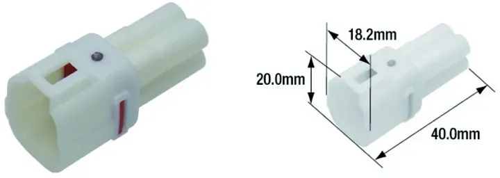 Tourmax Waterdichte vrouwelijke elektrische connectoren type 090 (FRS), 80 mm