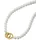 aniston jewelry & watches Perlenkette Schmuck Geschenk Edelstahl Halsschmuck Halskette Zierperlen Ringe gelbgoldfarben/weiß