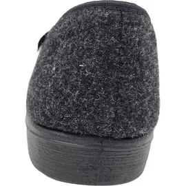 Fischer Schuhe Herren-Hausschuh,anthrazit für Herren, schwarz, Schwarz 205,42 EU