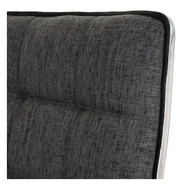 Mendler 2er-Set Esszimmerstuhl HWC-C41, Stuhl Küchenstuhl, höhenverstellbar drehbar, Stoff/Textil FSC® ~ grau