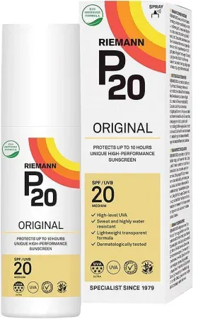 Riemann P20 Original Sonnenschutzspray SPF20 Flakon 85ml