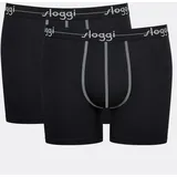 SLOGGI Start Short Boxershorts schwarz M 2er Pack