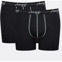 SLOGGI Start Short Boxershorts schwarz M 2er Pack