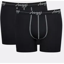 SLOGGI Start Short Boxershorts schwarz M 2er Pack