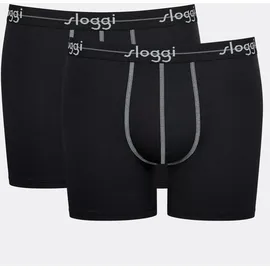 SLOGGI Start Short Boxershorts schwarz M 2er Pack