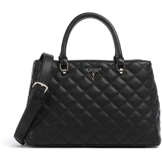 GUESS Handtasche Eco Carly Girlfriend Satchel Black