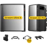 EcoFlow Stream Ultra X, All-in-One Speicher für Balkonkraftwerke, by Powerness - Stream Ultra X + Stream AC Pro | 5760Wh / 1 x Smart Meter / Powerness Express (Lieferzeit: 5-14 Werktage)