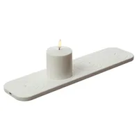 uYuni LED Kerze Uyuni 6,8 cm weiß