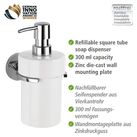Wenko Seifenspender Isera 360 ml Weiß