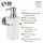 Wenko Seifenspender Isera 360 ml Weiß
