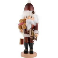 Christian Ulbricht Nussknacker Weihnachtsmann mit Teddy