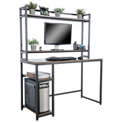 CLP Schreibtisch Billings schwarz/braun