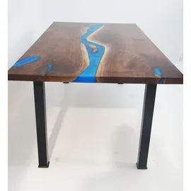 xl moebel gmbh Fluss 220 x 75 x 90 cm braun/blau