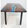 xl moebel gmbh Fluss 220 x 75 x 90 cm braun/blau