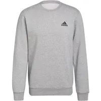 Adidas Essentials Fleece Sweatshirt Medium Grey Heather / Black XL