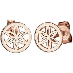 Elli Blume Ornament Filigran 925 Sterling Silber rosefarben Damen 