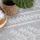 Carpet City In-& Outdoorteppich Santorini 411, 3D-Effekt, Boho-Optik", grau, H:5mm Ø:200cm, Polypropylen, Teppiche, Teppich, Wetterfest - UV-beständig für Terrasse, Flur,
