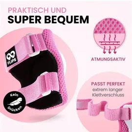 99flips Schoner Set Kinder - TÜV Skateboard Schützer Set Scooter Knieschoner