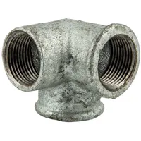 Gebo Temperguss-Gewindefitting verzinkt Winkelverteiler, allseitig IG 1 Zoll, Typ