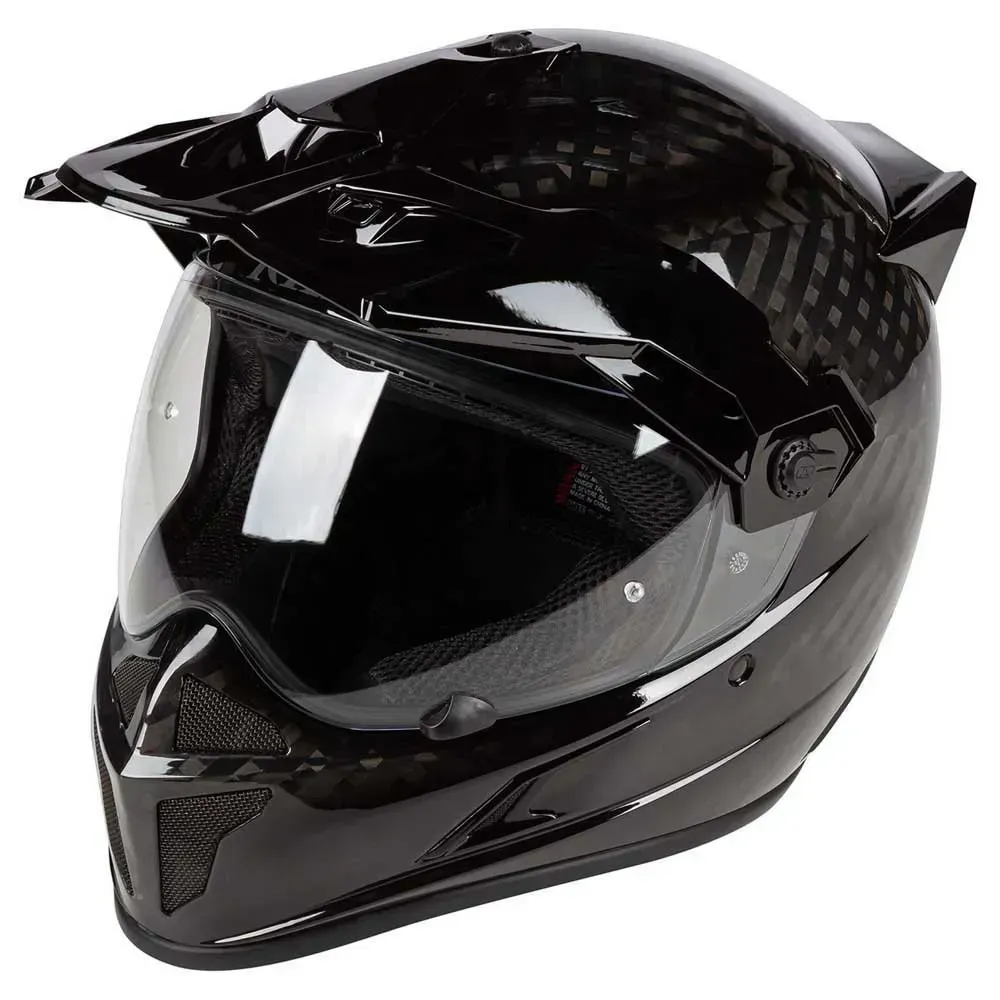 Klim Krios Integralhelm - Gloss Karbon Black - 3XL