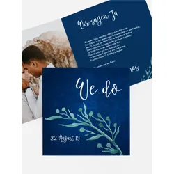 Karten zur Hochzeit selbst gestalten mit Spruch und Fotos im Onlinedesigner bei Meine-Kartenmanufaktur.de