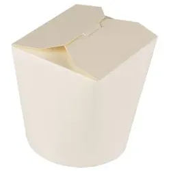 Papstar Pure Pastaboxen, Pappe, Neutrale, vielseitig einsetzbare Pastabox To Go, 1 Packung = 50 Stück, 750 ml