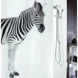 Spirella Zebra Black Duschvorhang 180 x 200 cm,