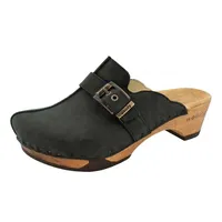 woody Damen Florentina Clog, Nero, 37 EU