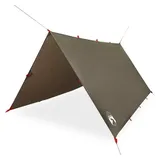 vidaXL Tarp Braun 306x306 cm Wasserdicht