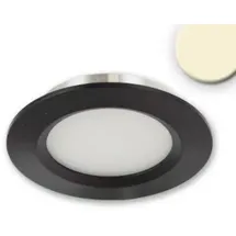 Fiai IsoLED Möbeleinbaustrahler Mini AMP 3 rund schwarz
