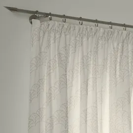 ADAM Audio Vorhang ADAM "Argentinian Criolla" Gr. 3, beige (naturweiß), B:145cm H:225cm, Jacquard, Baumwolle (Bio-Baumwolle), Gardinen, aus 100% Bio-Baumwolle