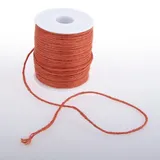 Deko AS GmbH Kordel Jute Orange 100 m x 2 mm