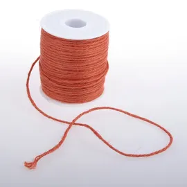 Deko AS GmbH Kordel Jute Orange 100 m x 2 mm