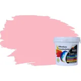 RyFo Colors Silikonharz Fassadenfarbe Lotuseffekt Trend Rosa 1l - bunte Fassadenfarbe, weitere Rot Farbtöne und Größen erhältlich, Deckkraft Klasse 1