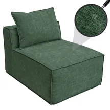 MCW Lounge-Sessel Textil 75 x 63 x 97 cm Grün mit Kissen
