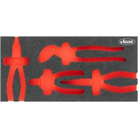 VIGOR Weichschaumeinlage, leer, V5633N-L, L x B x H: 393x 188x 35 mm
