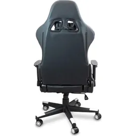 LACESTONE Gaming Stuhl Chair Drehstuhl Gamming Sessel PC Computer Gamingstuhl Gamingsessel (Weiß)