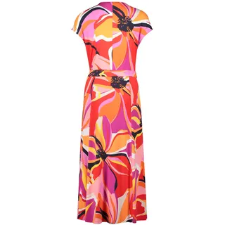 Betty Barclay Jerseykleid Blumenprint Rot/Pink 40