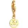 Nenalina Charm Smiling Anhänger gold 925