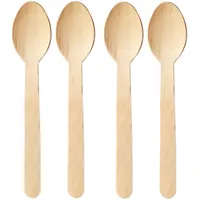Wisefood Einweglöffel 16,5 cm 100 St. Beige
