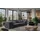 s-style möbel Big-Sofa Cork mit Schlaffunktion und Boxspringfederung, Lounge Sofa grau