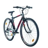 Multibrand Distribution Probike PRO 29 Zoll Fahrrad Mountainbike 21 Gang, Herren, Damen geeignet ab 175-190 cm (Schwarz Rot Matt)