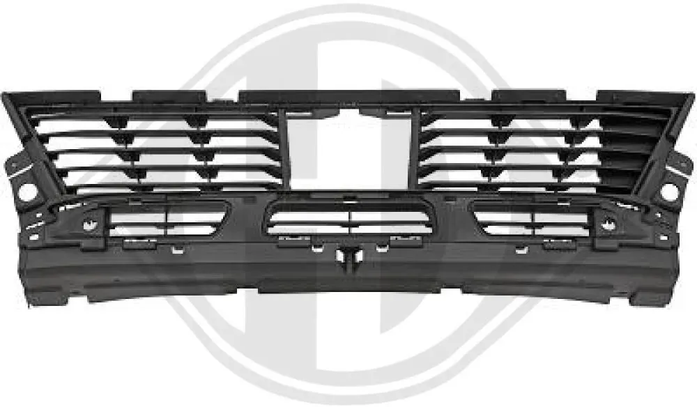 DIEDERICHS Lüftungsgitter, Stoßfänger 4236445 mitte für Peugeot