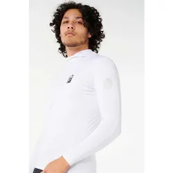 RipCurl Search UPF Perf Long Sleeve Hood white (1000) S