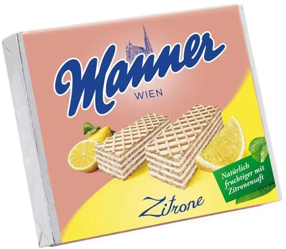 Manner Zitronen-Schnitten